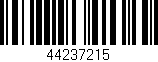 Código de barras (EAN, GTIN, SKU, ISBN): '44237215'