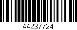Código de barras (EAN, GTIN, SKU, ISBN): '44237724'