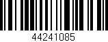 Código de barras (EAN, GTIN, SKU, ISBN): '44241085'