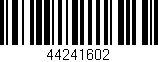 Código de barras (EAN, GTIN, SKU, ISBN): '44241602'