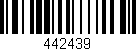 Código de barras (EAN, GTIN, SKU, ISBN): '442439'