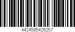 Código de barras (EAN, GTIN, SKU, ISBN): '4424585426257'