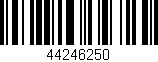 Código de barras (EAN, GTIN, SKU, ISBN): '44246250'