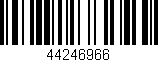 Código de barras (EAN, GTIN, SKU, ISBN): '44246966'