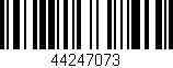 Código de barras (EAN, GTIN, SKU, ISBN): '44247073'