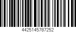 Código de barras (EAN, GTIN, SKU, ISBN): '4425145787252'