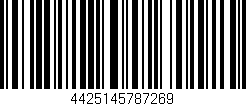 Código de barras (EAN, GTIN, SKU, ISBN): '4425145787269'