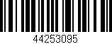 Código de barras (EAN, GTIN, SKU, ISBN): '44253095'