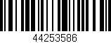Código de barras (EAN, GTIN, SKU, ISBN): '44253586'