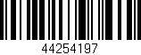 Código de barras (EAN, GTIN, SKU, ISBN): '44254197'