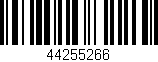 Código de barras (EAN, GTIN, SKU, ISBN): '44255266'