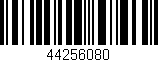 Código de barras (EAN, GTIN, SKU, ISBN): '44256080'