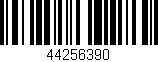 Código de barras (EAN, GTIN, SKU, ISBN): '44256390'