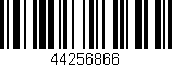 Código de barras (EAN, GTIN, SKU, ISBN): '44256866'