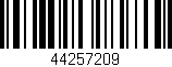 Código de barras (EAN, GTIN, SKU, ISBN): '44257209'