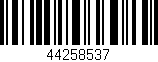 Código de barras (EAN, GTIN, SKU, ISBN): '44258537'
