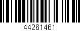 Código de barras (EAN, GTIN, SKU, ISBN): '44261461'