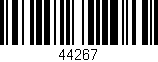 Código de barras (EAN, GTIN, SKU, ISBN): '44267'