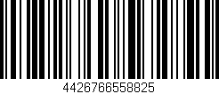 Código de barras (EAN, GTIN, SKU, ISBN): '4426766558825'