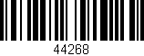 Código de barras (EAN, GTIN, SKU, ISBN): '44268'