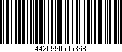 Código de barras (EAN, GTIN, SKU, ISBN): '4426990595368'