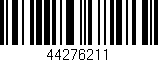 Código de barras (EAN, GTIN, SKU, ISBN): '44276211'