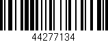 Código de barras (EAN, GTIN, SKU, ISBN): '44277134'