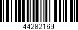 Código de barras (EAN, GTIN, SKU, ISBN): '44282169'