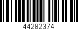 Código de barras (EAN, GTIN, SKU, ISBN): '44282374'
