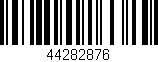 Código de barras (EAN, GTIN, SKU, ISBN): '44282876'