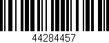 Código de barras (EAN, GTIN, SKU, ISBN): '44284457'