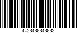 Código de barras (EAN, GTIN, SKU, ISBN): '4428488843883'