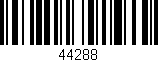 Código de barras (EAN, GTIN, SKU, ISBN): '44288'