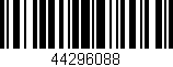 Código de barras (EAN, GTIN, SKU, ISBN): '44296088'