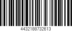 Código de barras (EAN, GTIN, SKU, ISBN): '4432188732613'