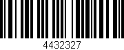 Código de barras (EAN, GTIN, SKU, ISBN): '4432327'