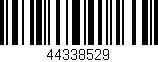 Código de barras (EAN, GTIN, SKU, ISBN): '44338529'