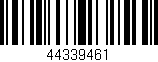 Código de barras (EAN, GTIN, SKU, ISBN): '44339461'