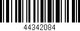 Código de barras (EAN, GTIN, SKU, ISBN): '44342084'