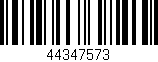 Código de barras (EAN, GTIN, SKU, ISBN): '44347573'