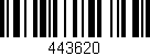 Código de barras (EAN, GTIN, SKU, ISBN): '443620'
