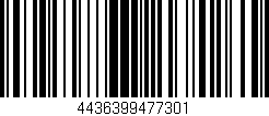Código de barras (EAN, GTIN, SKU, ISBN): '4436399477301'