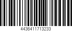 Código de barras (EAN, GTIN, SKU, ISBN): '4436411713233'