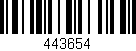 Código de barras (EAN, GTIN, SKU, ISBN): '443654'