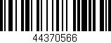 Código de barras (EAN, GTIN, SKU, ISBN): '44370566'