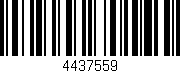 Código de barras (EAN, GTIN, SKU, ISBN): '4437559'