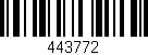 Código de barras (EAN, GTIN, SKU, ISBN): '443772'