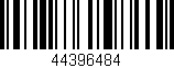 Código de barras (EAN, GTIN, SKU, ISBN): '44396484'