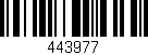 Código de barras (EAN, GTIN, SKU, ISBN): '443977'