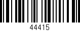 Código de barras (EAN, GTIN, SKU, ISBN): '44415'
